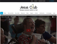 Tablet Screenshot of jesusclub.org.au